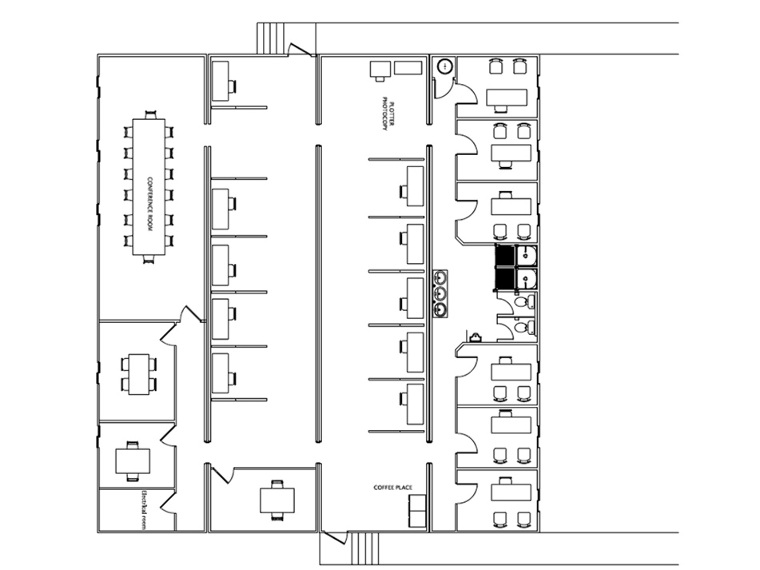 Four-module office